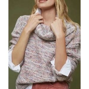 Anthropologie Pilcro Cowl Neck Multicolor Sweater size XS